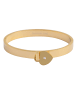 Adeliás Damen Armband Herz aus Edelstahl 16 cm in gold