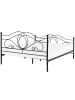 Beliani Doppelbett LYRA in Schwarz - (W) 162 x (H) 107 x (L) 209 cm