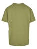 Urban Classics Tall Tee in newolive+white