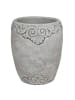 AltoBelli Blumentopf ADELINA Zement Antik Grau Patina 13x11 cm