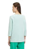 Betty Barclay Sweatshirt weiter Ausschnitt in Green/Cream