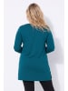 Ulla Popken Longshirt in petrolgrün