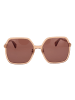Max Mara Damen Sonnenbrillen Quadrat Koralle
