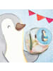 Mr. & Mrs. Panda Bonbonglas Pinguin Buch ohne Spruch in Eisblau