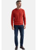 Redmond Pullover Basic in Rot / dunkelblau