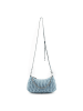 Seidenfelt Floro Schultertasche 45 cm in sea blue