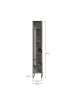 ebuy24 Hochschrank Bagno Grau 30 x 32 cm
