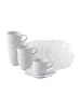 Villeroy & Boch 6er Set Espressotassen mit Untertassen Pura 50 ml in weiß