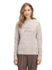 Betty Barclay Strickpullover mit Jacquard in Taupe Melange