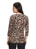 Betty Barclay Basic Shirt mit Print in Schwarz/Beige