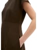 Marc O'Polo Crinkle-Kleid regular in Burnt Coffee