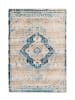 Arte Espina Wohnzimmer Teppich – Kurzflorteppich Baroque 525 in creme - blau - rechteckig