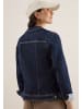 Cecil Rinsed Jeansjacke in Blau