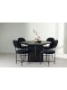 ebuy24 Schwarz 130 x 130 cm