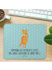 Mr. & Mrs. Panda Mousepad Fuchs Lord mit Spruch in Türkis Pastell