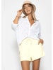SASSYCLASSY Lässige Sweatshorts in Gelb