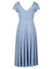 Vera Mont Cocktailkleid im Glitzer-Look in Blue/Silver