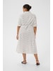 KAFFE curve Kleid KCdally Regular fit in Chalk W/ Black Dots