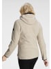Polarino Fleecejacke in beige