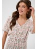 Cream Kleid CRTiah Feminine in White w. Pink Small Flowers