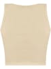 Janice 2 x Damen crop Top Namlea in Beige/Burgund