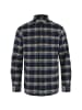 FJÄLLRÄVEN Övik Heavy Flannel Shirt in Marine