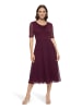 Vera Mont Cocktailkleid im Glitzer-Look in Strong Aubergine