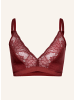 Erlich Textil  Alisa Big Cup Bustier mit Spitze große Cups aus Modal, Alisa Big Cup Bustier mit Spitze große Cups aus Modal - breites Unterbrustband, Alisa granatapfel mit Spitze große Cups aus Modal, Alisa salbei mit Spitze große Cups aus Modal in weinrot