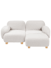 Beliani 3-tlg Modulsofa AMLI in Weiß/Braun