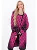 IZIA Women Cardigan in black multicolor