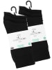 Clark Crown® Bio-Baumwoll Socken 6 Paar in schwarz