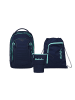 Satch Schulrucksack-Set MATCH PLUS "Ocean Mint" 3-tlg. in Blau
