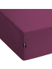 Beliani Bettlaken JANBU in Rot - (W) 200 x (H) 30 x (L) 200 cm