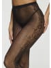 PETITE FLEUR GOLD Netzstrumpfhose in schwarz