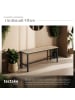 tectake 2er Set Sitzbank Fairfield, 108 x 32,5 x 50 cm, Industrial Holz hell, Eiche Sono