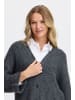 Fransa Strickjacke FRBEVERLY Loose fit in Charcoal Melange