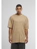 Urban Classics Urban Classics Washed Rib Tee in unionbeige
