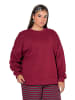 Studio Untold Sweatshirt in weinrot