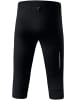 erima Performance 3/4 Laufhose in schwarz