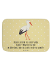 Mr. & Mrs. Panda Badvorleger Storch mit Spruch in Gelb Pastell