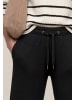Street One High Waist Wide Leg Hose im Casual Fit in Schwarz