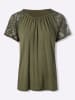 Heine Kurzarmshirt in khaki