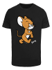 Merchcode Merchcode Herren Tom & Jerry - Angry Mouse T-Shirt in black