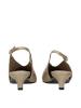 Jil Sander Beige Leder Mittlerer Absatz Pumps