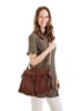 Samantha Look Umhängetasche echt Leder in cognac