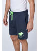 Polo Sylt Shorts im Label-Stil in Blau