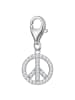 Glanzstücke München Charm Peace aus Sterling Silber mit Zirkonia in silber