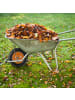 relaxdays Schubkarrenrad in Schwarz/ Orange- 4.80 4.00-8
