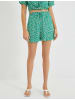 KOTON Shorts in Grün Gemustert