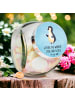 Mr. & Mrs. Panda Bonbonglas Pinguin Marienkäfer mit Spruch in Eisblau